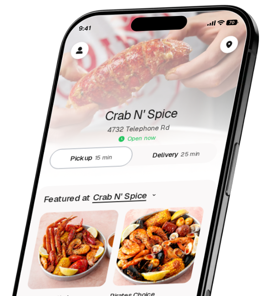 Crab N' Spice app preview